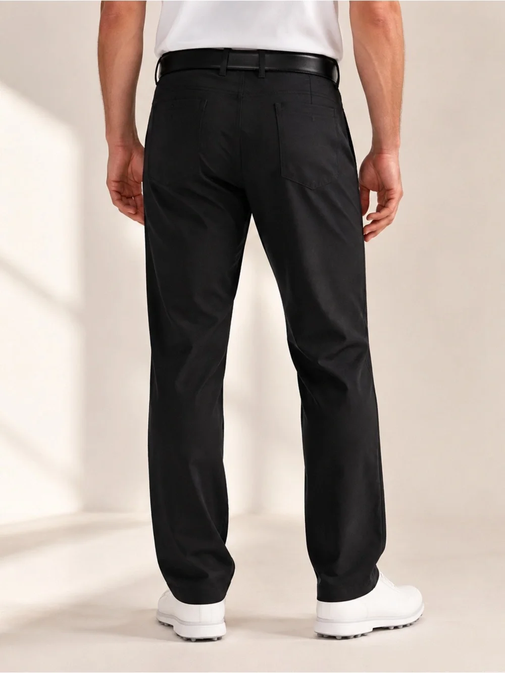 Men's Black Performance Golf Pants